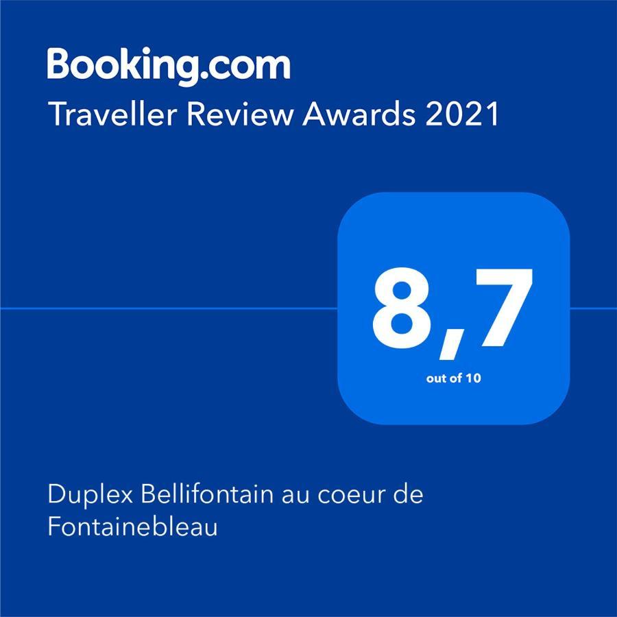 Duplex Bellifontain Au Coeur De Fontainebleau Apartment Bagian luar foto